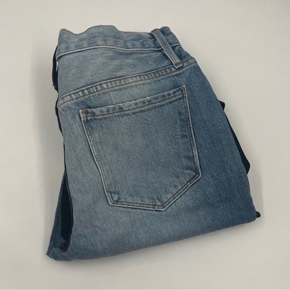Frame Women's 29 Le Sylvie Slender Straight Leg Denim Colorblock Jeans‎